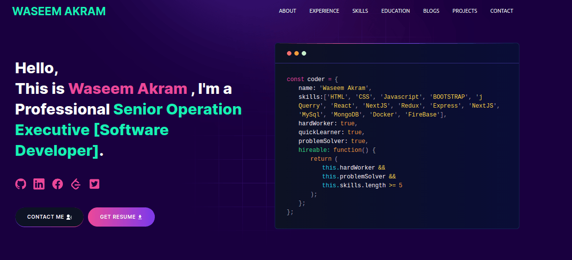 Next.js Portfolio